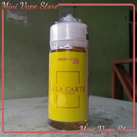 Liquid A La Carte Cream Banana Mini Vape Store