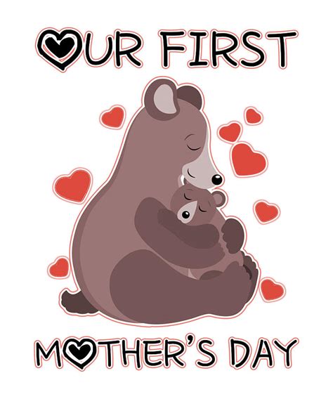 Bear Lovers Mother S Day Happy Mothers Day Mama Digital Art By Fancy Lifestyle Art Pixels