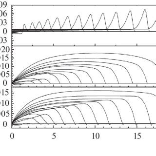 Spatio Temporal Evolution Of Translational Velocity Profiles For The