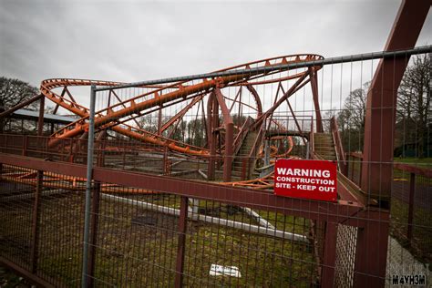 Urbex Loudoun Castle Theme Park Ayrshire Scotland January 2014