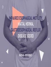 IMPAIRED Pdf IMPAIRED ESOPHAGEAL MOTILITY HIATAL HERNIA