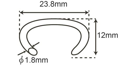 Upholstery Hog Rings 15ga 34 Inch Crown C24 Kya Fasteners