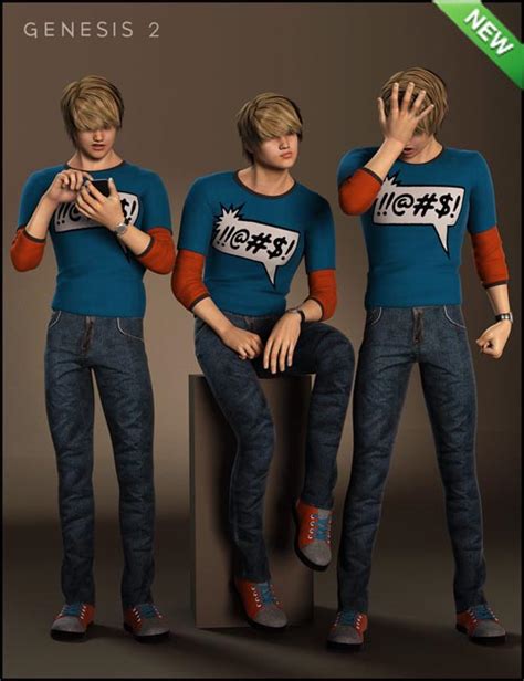 Really Cool Handgun And Poses For Genesis 3 Male Best Daz3D Poses