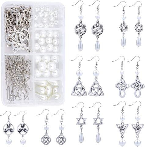 Amazon SUNNYCLUE 1 Box DIY 8 Pairs Antique Silver Celtic Knot