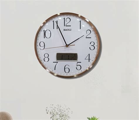 Buy Analog-Digital Clock - Analog Wall Clock With Digital Date and Time at 23% OFF Online ...