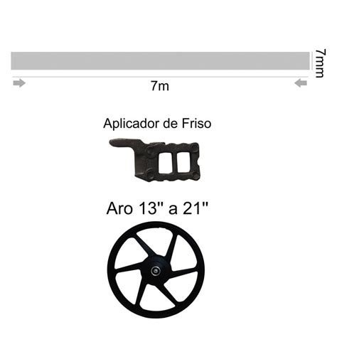 Friso De Roda Adesivo N O Refletivo Carro Aro Moto Honda Yamaha Suzuki