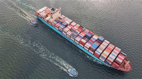 Maersk registra cifras récord en 2021 con un aumento del 55 de sus