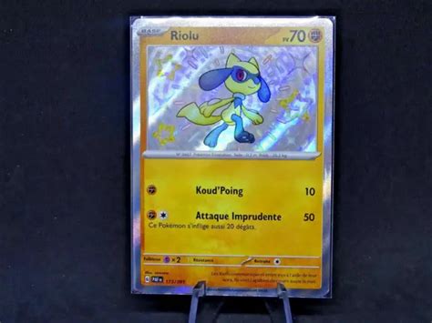 Carte Pok Mon Riolu Shiny Destin Es De Paldea Carte Neuve Fr