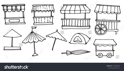 909 Market stall sketch Images, Stock Photos & Vectors | Shutterstock