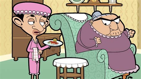 Mr Bean Becomes Mrs Wickets Servant Mr Bean Animated Clip