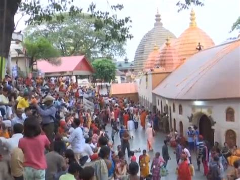 Ambubachi Mela Begins At Guwahati S Kamakhya Temple News Times Of India Videos