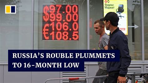 Russias Rouble Falls To Lowest Value Against Us Dollar Since Ukraine