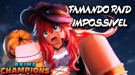 Farmando Raid Hxh Impossivel No Anime Champions Simulator K Roblox