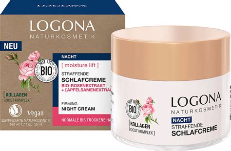 LOGONA Moisture Lift Straffende Schlafcreme 50 Ml Ecco Verde