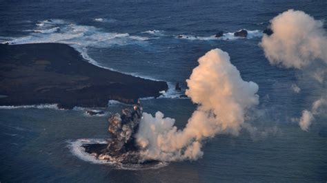 Volcanic Eruption Creates New Island South Of Japan Weather