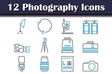 Photography Icon Set By Angelp TheHungryJPEG