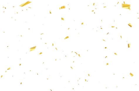 Gold Confetti Border Png