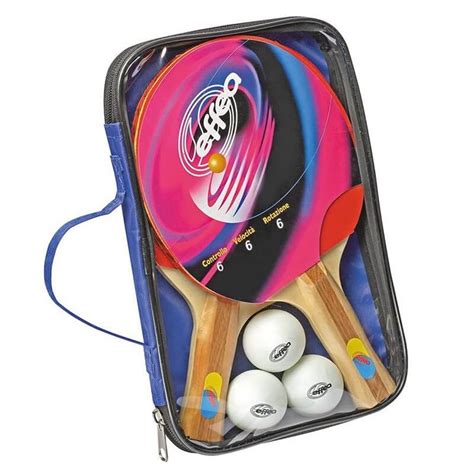 SET TENNIS TAVOLO 2 RACCHETTE CON 3 PALLINE