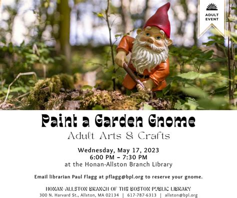 Paint a Garden Gnome [EVENT IS FULL] [05/17/23]