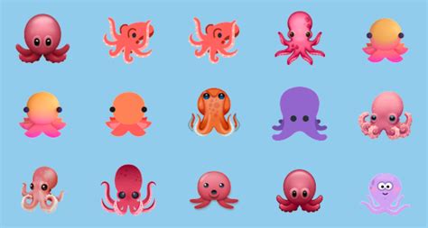 T Ng H P Cute Octopus Emoji Ng Y U Nh T Chia S