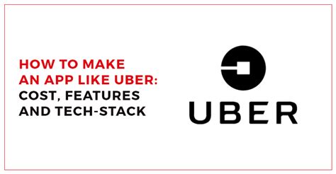 How To Build An App Like Uber TechnBrains Blog