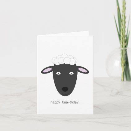 Sheep birthday card | Zazzle | Birthday cards, Sheep cards, Custom holiday card