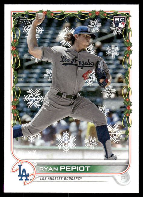 Topps Holiday Hw Ryan Pepiot Rc For Sale Online Ebay