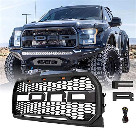 Buy Front Grill For F150 Fd F 150 2015 2016 2017 Raptor Style Grille Matte Black Including Xl