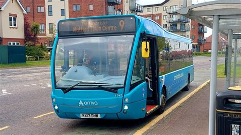 Thrashed Arriva Optare Versa On The Route 9 KX13 DHM YouTube