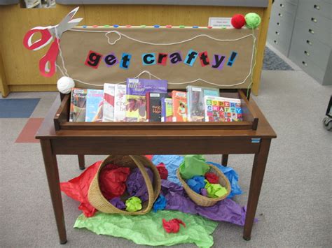 Get Crafty Book Display Alicias Creative Crafty Display Flickr