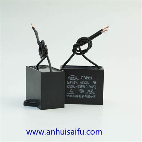 8UF 8mfd 450VAC Startrun Capacitor CBB61 Capacitor 8UF 8mfd 450VAC