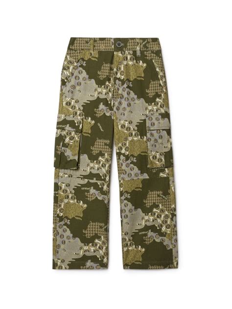 CAMOUFLAGE CRAZY CARGO PANTS in green | Off-White™ Official GB