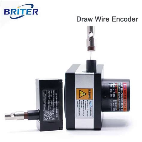 Draw Wire Encoder Displacement Sensors With CANopen SSI And Other