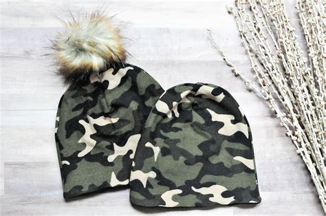 Pom Beanies Camouflage