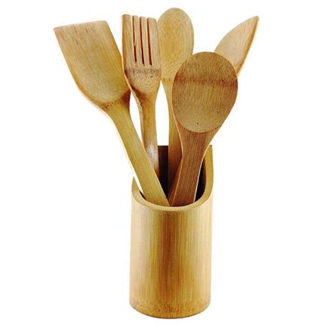 Kit de Utensilios Ecokitchen Bambu 5 peças Mimo