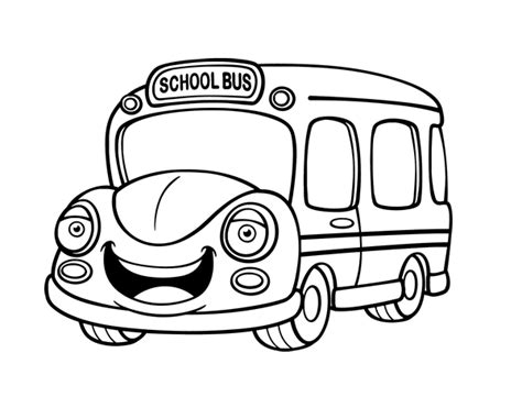 Coloriage Autobus Autocar 135370 Transport Dessin à Colorier