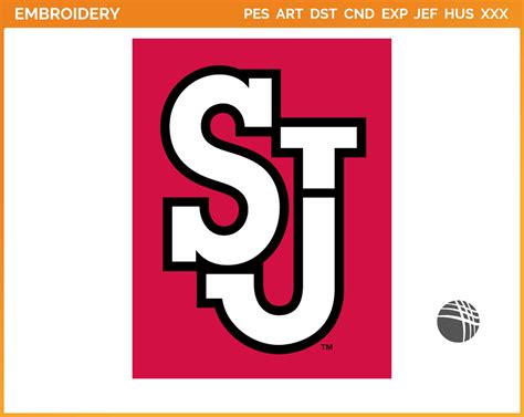 St Johns Red Storm Alternate Logo 2007 College Sports Embroidery