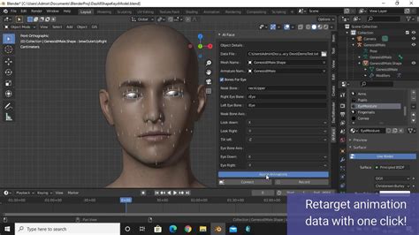 AI Face Markerless Facial Mocap For Blender Blender Market