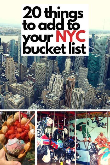 Things To Add To Your New York City Bucket List New York City