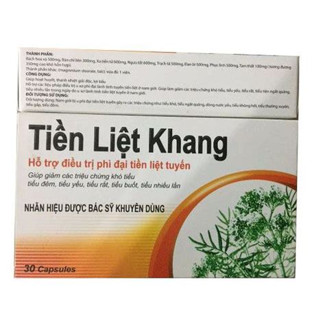 Tiền Liệt Khang Hỗ Trợ Điều Trị Phì Đại Tiền Liệt Tuyến Thuốc Bà Ty