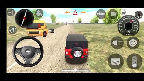 Indian Car Simulator D Mahindra Thar X Gameplay Video New Update