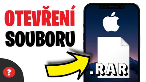 Jak otevřít RAR SOUBOR v iPhonu Návod iPhone Telefon YouTube