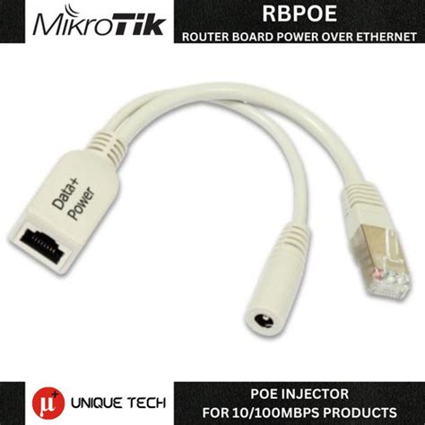 Jual Mikrotik Original Passive Poe Injector Rbpoe Asli Kota Bandung