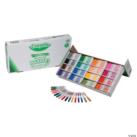 Bulk 256 Pc Crayola® Regular Conical Marker Classpack® 16 Color Per