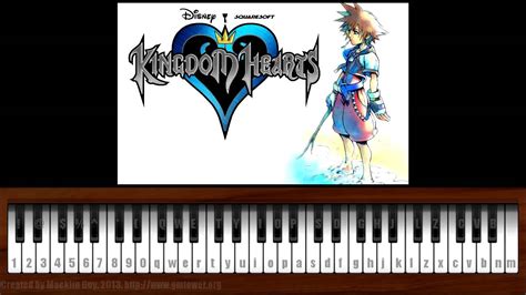 Virtual Piano Dearly Beloved Kingdom Hearts Short Loop YouTube