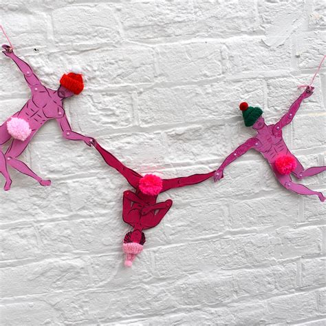 Super Fun Festive Moveable Naked Bunting By Pin Paper Studio