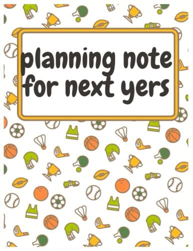 Planning Note For Next Yers High Performance Planner Full Year Pack