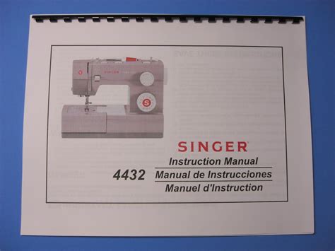 Singer 4432 Sewing Machine Instruction Manual