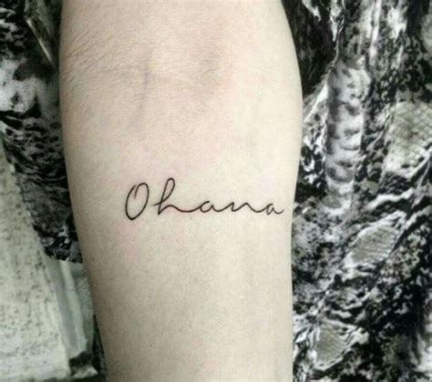 Ohana Tattoo: its meaning and 20+ Cool Ohana Tattoo Ideas