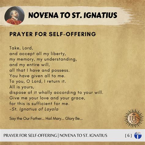 Novena To St Ignatius Of Loyola